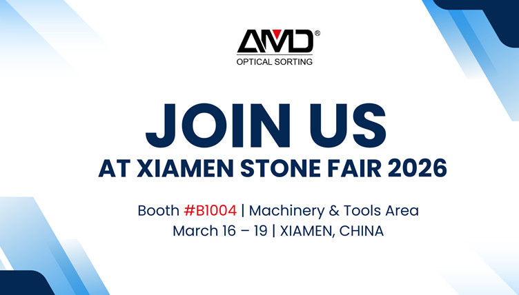 AMD ORE SORTING zaprezentuje się na targach Xiamen Stone Fair 2026